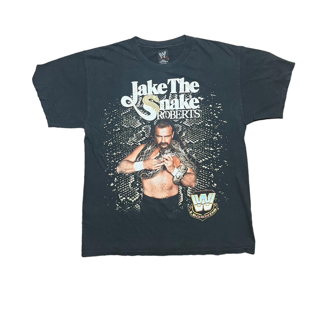 2010 Wwe Jake the snake roberts tshirt Size large... - Depop