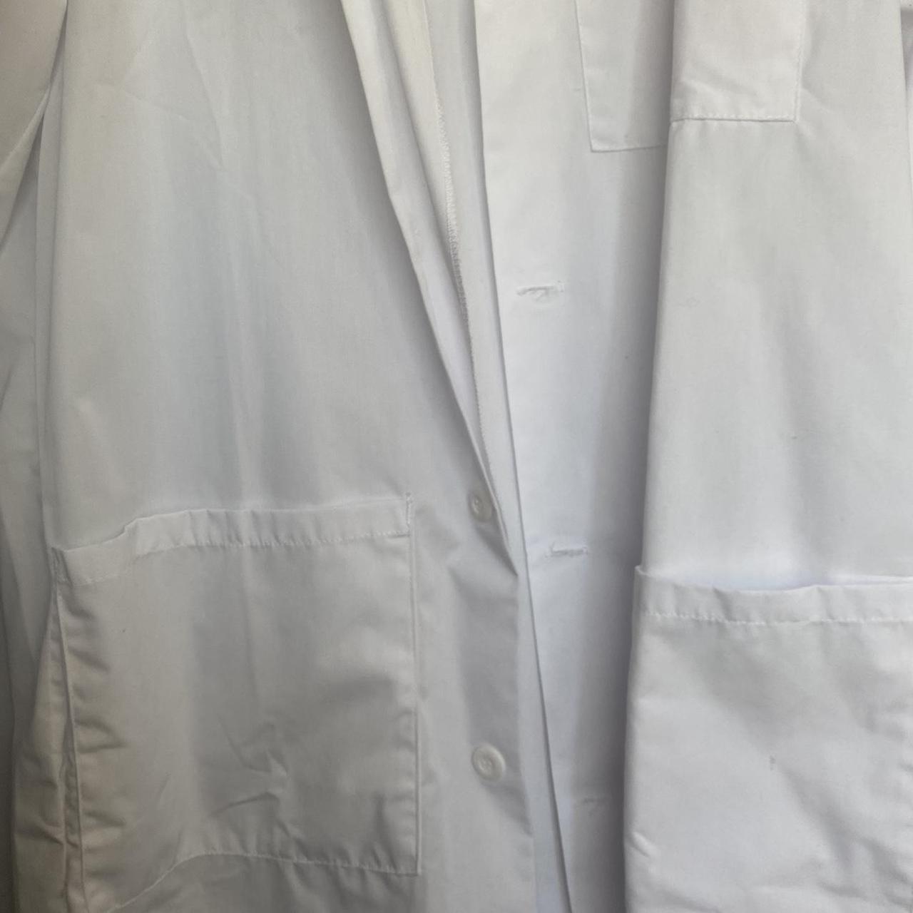 White Lab Coat Fashion seal unisex white lab coat.... - Depop