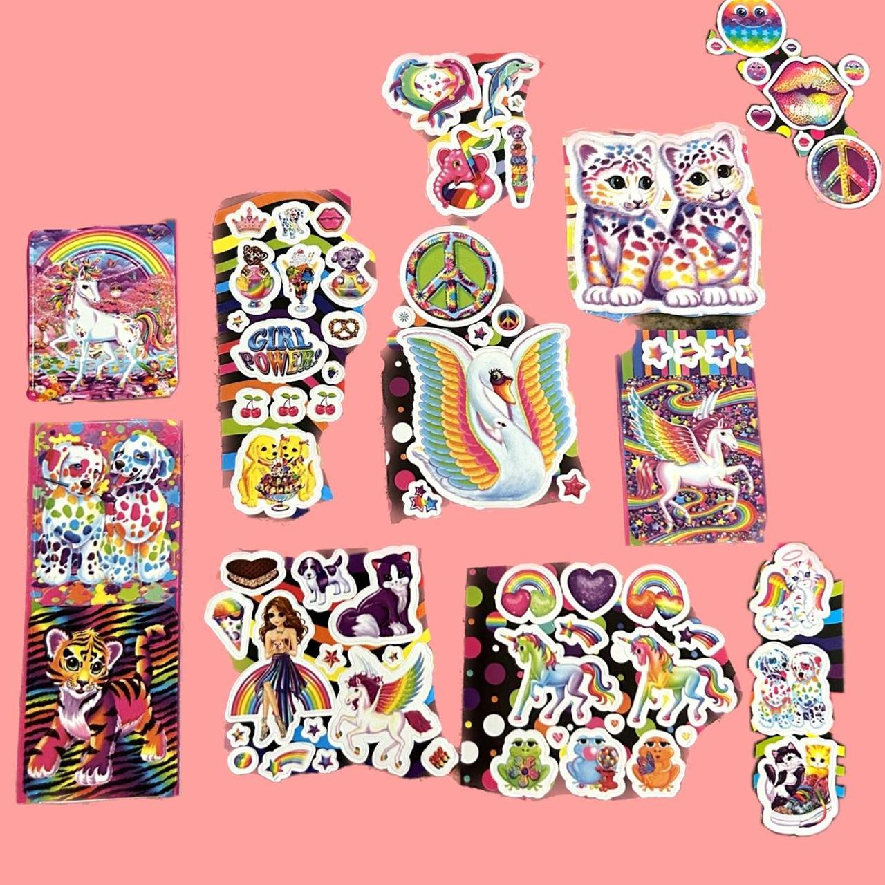 Lisa Frank stickers free shipping on a stamped... - Depop