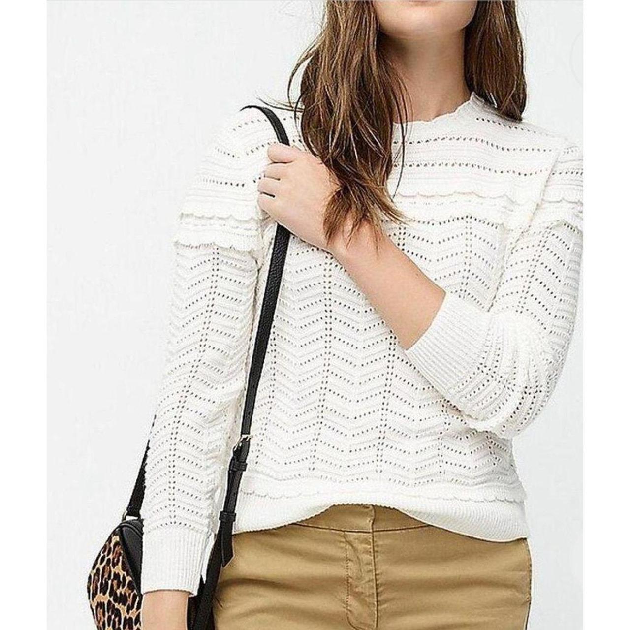 J crew scalloped sweater best sale