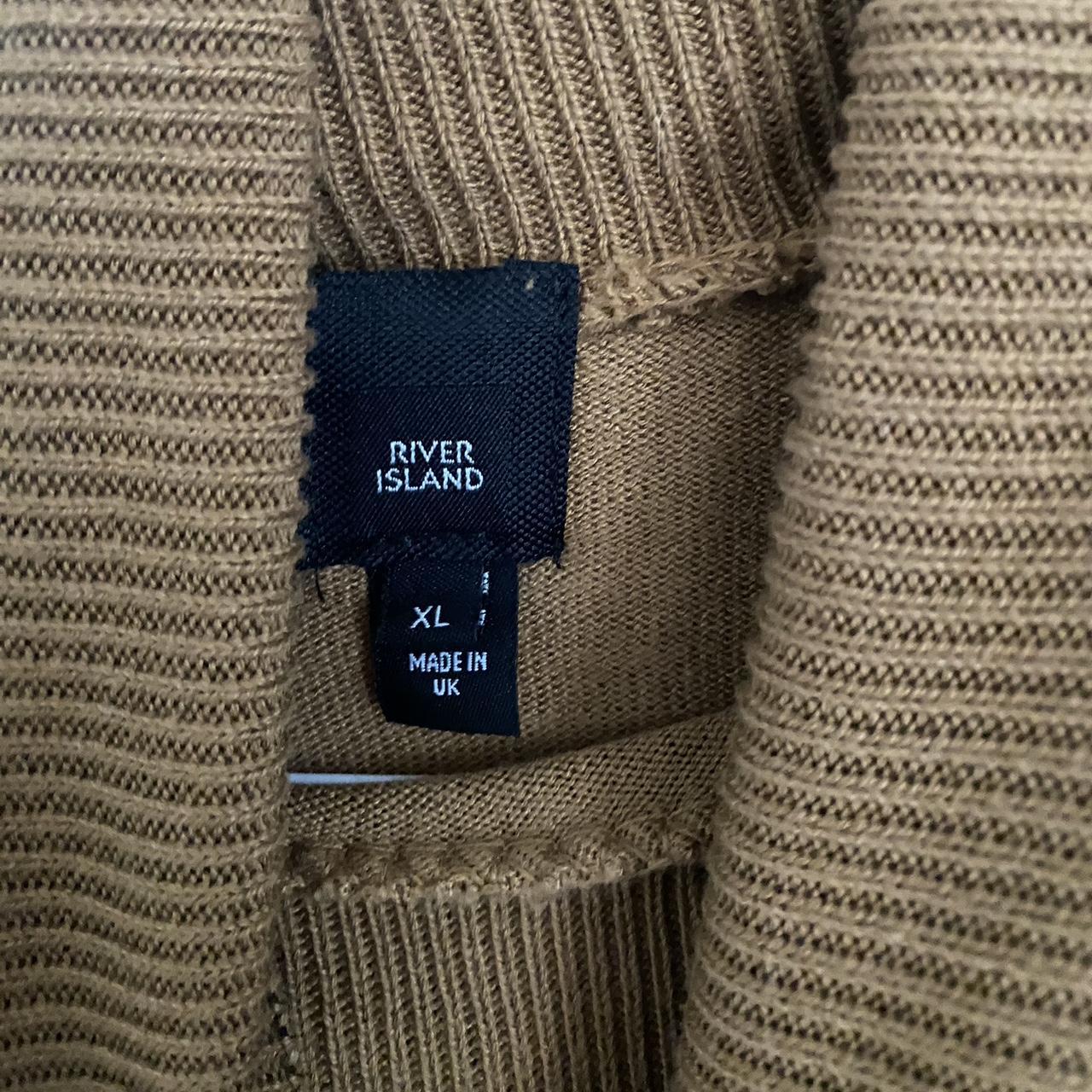 River Island brown turtle neck jumper. Very soft.... - Depop