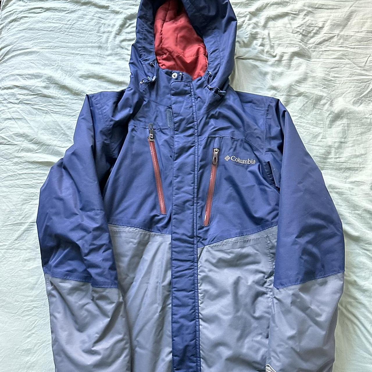 columbia insulated snow jacket could be men’s or... - Depop