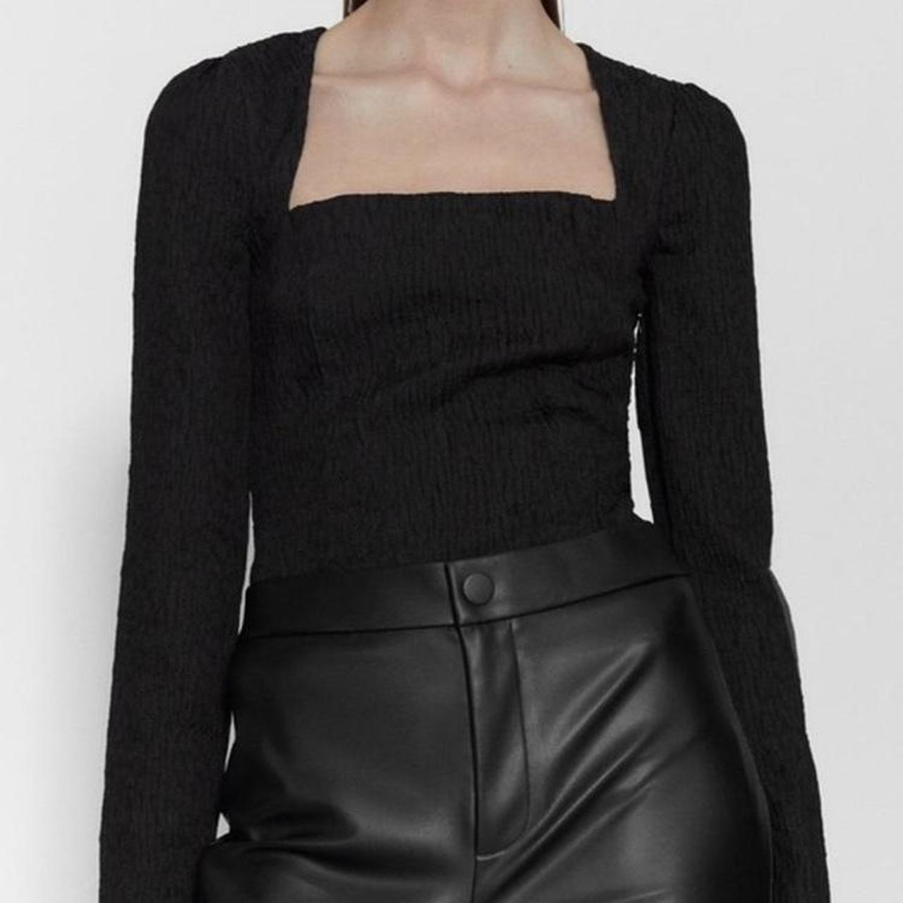 BLOGGER FAVE!!! ZARA Textured 2024 Bodysuit (M)