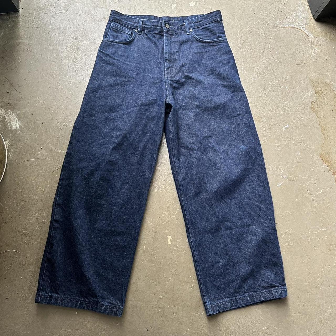darkwash jeans Sized 30x32 Really cool pants and... - Depop