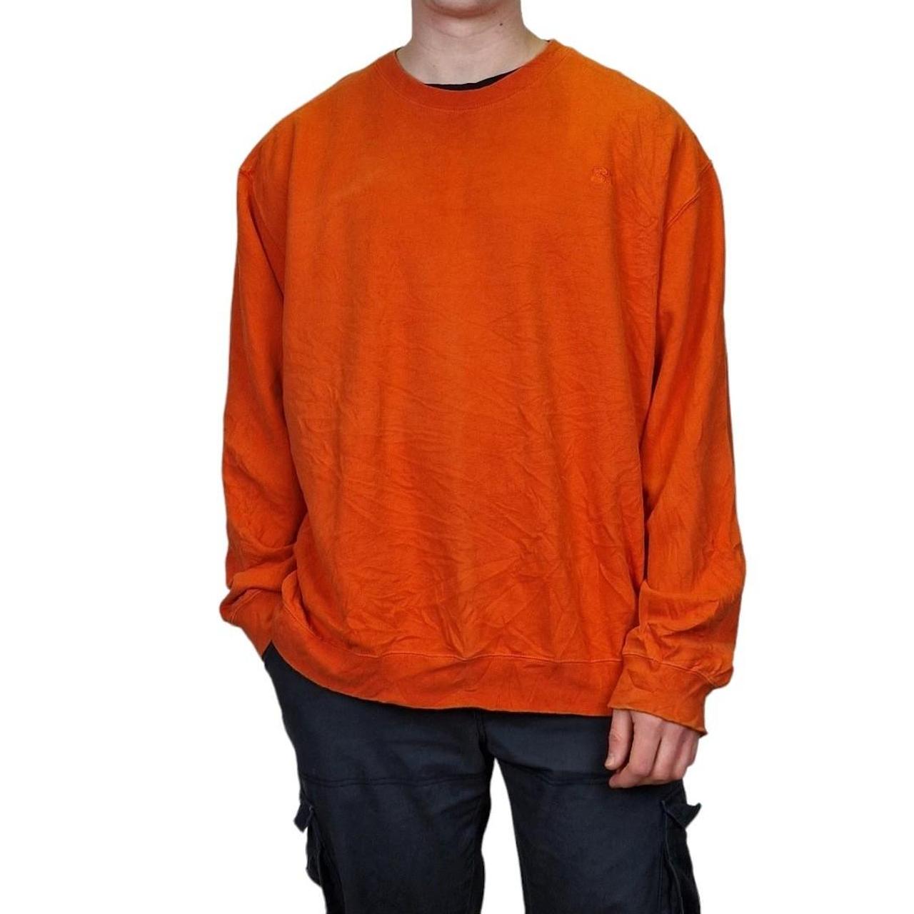 Vintage Starter boxy fit sweatshirt in red SIZE? 🤷... - Depop