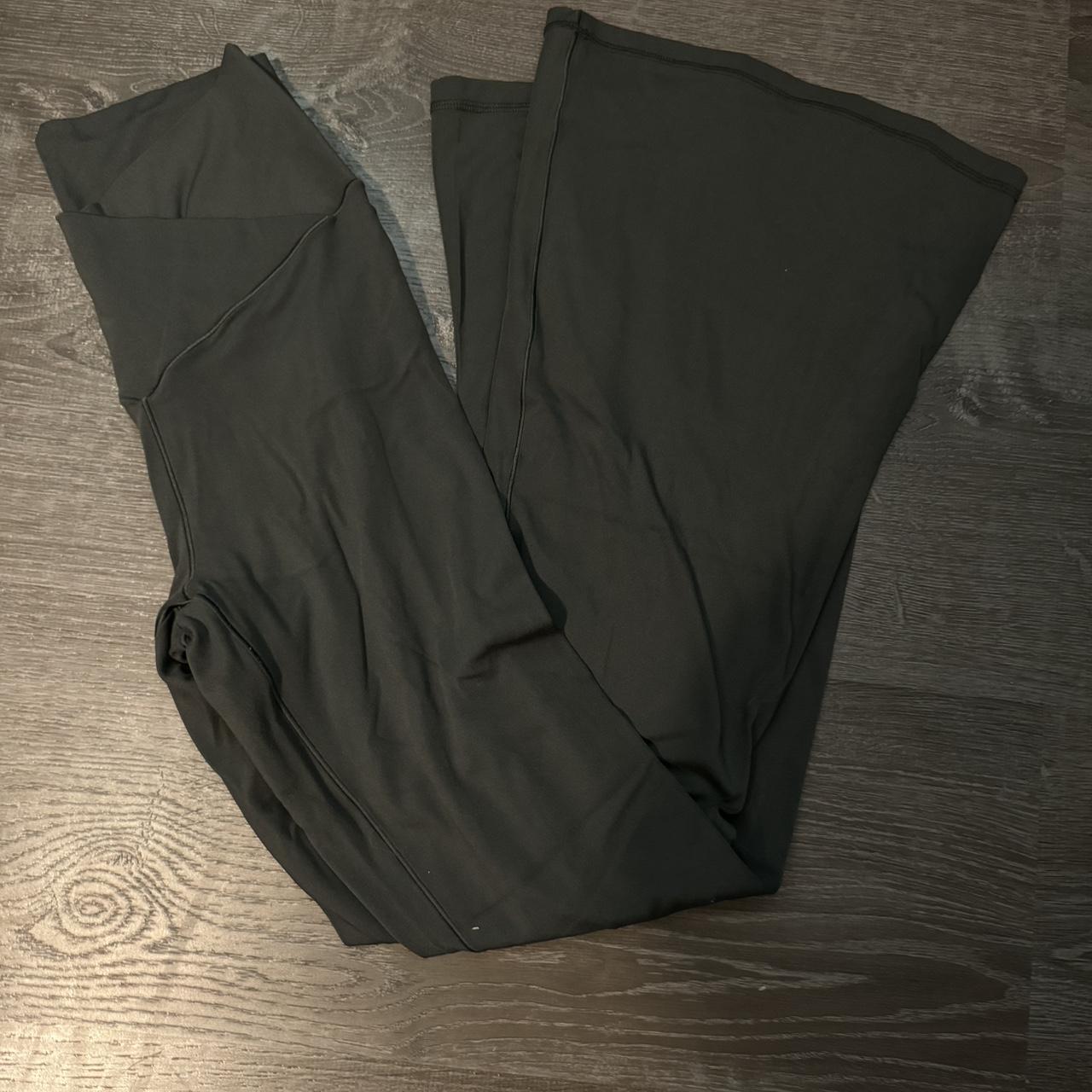 offline aerie cross over soft flared yoga pants... Depop