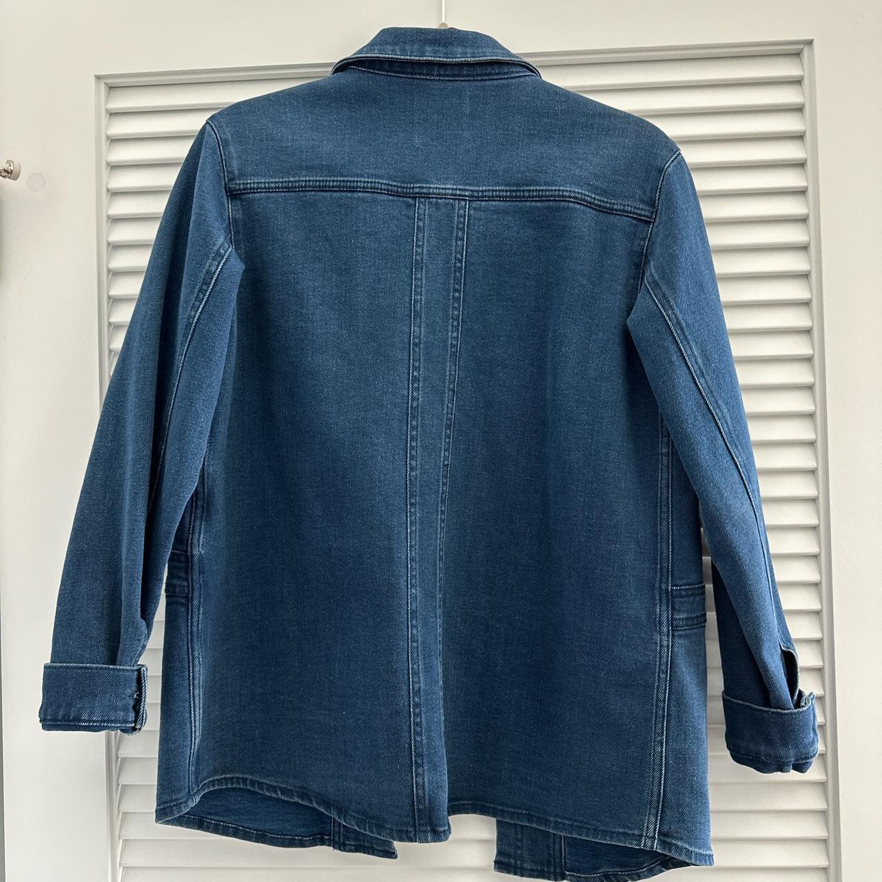 Sézane Women's Blue Jacket | Depop