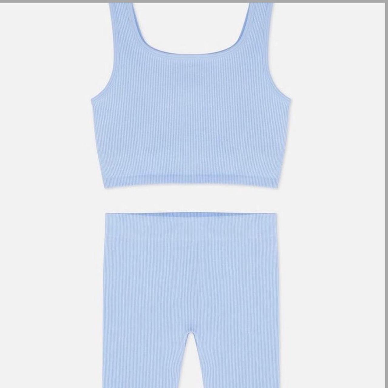Primark Baby Blue Seamless Set >sold out... Depop