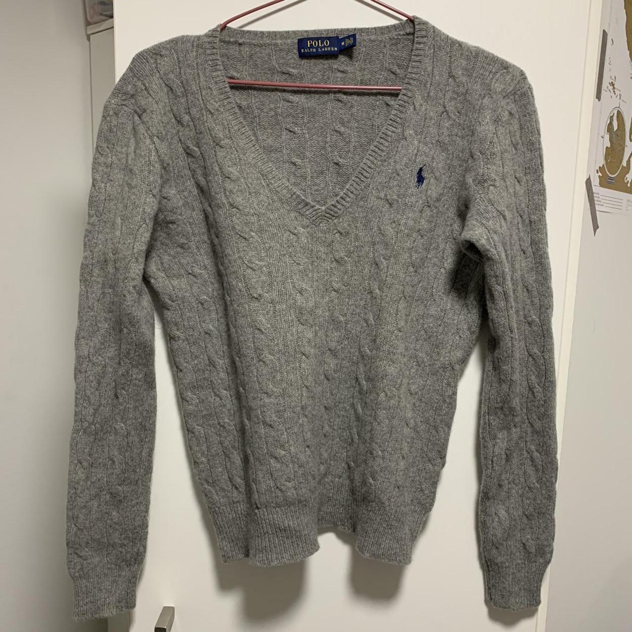 Polo Ralph Lauren Women's Grey Jumper | Depop