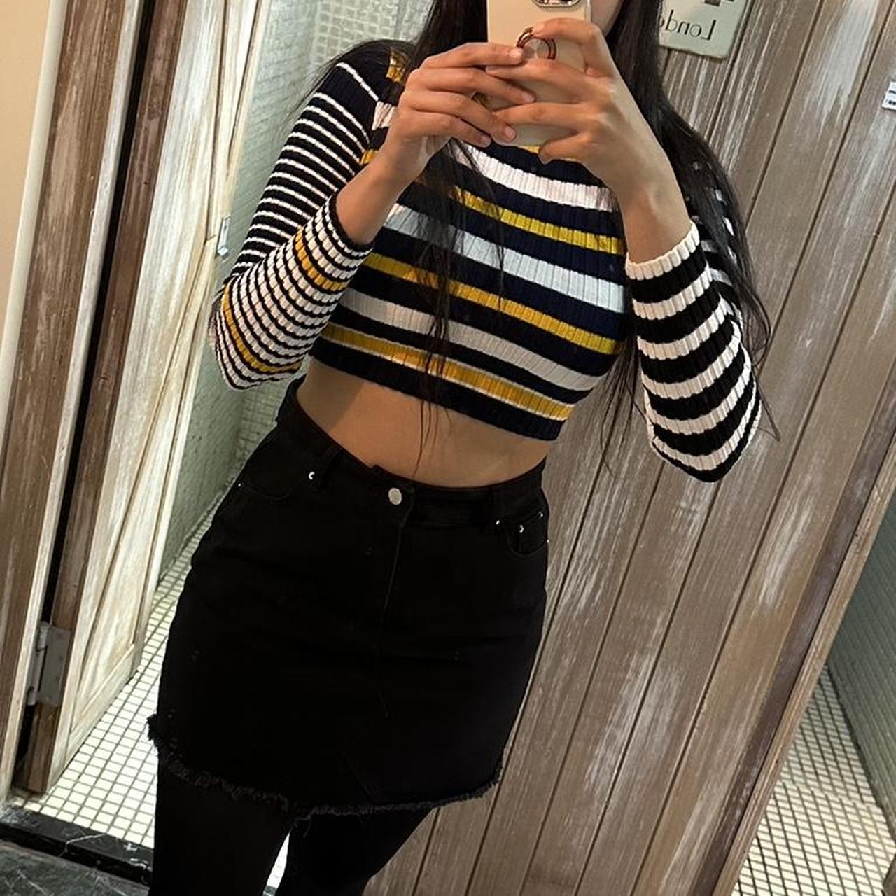 Topshop navy clearance jumper