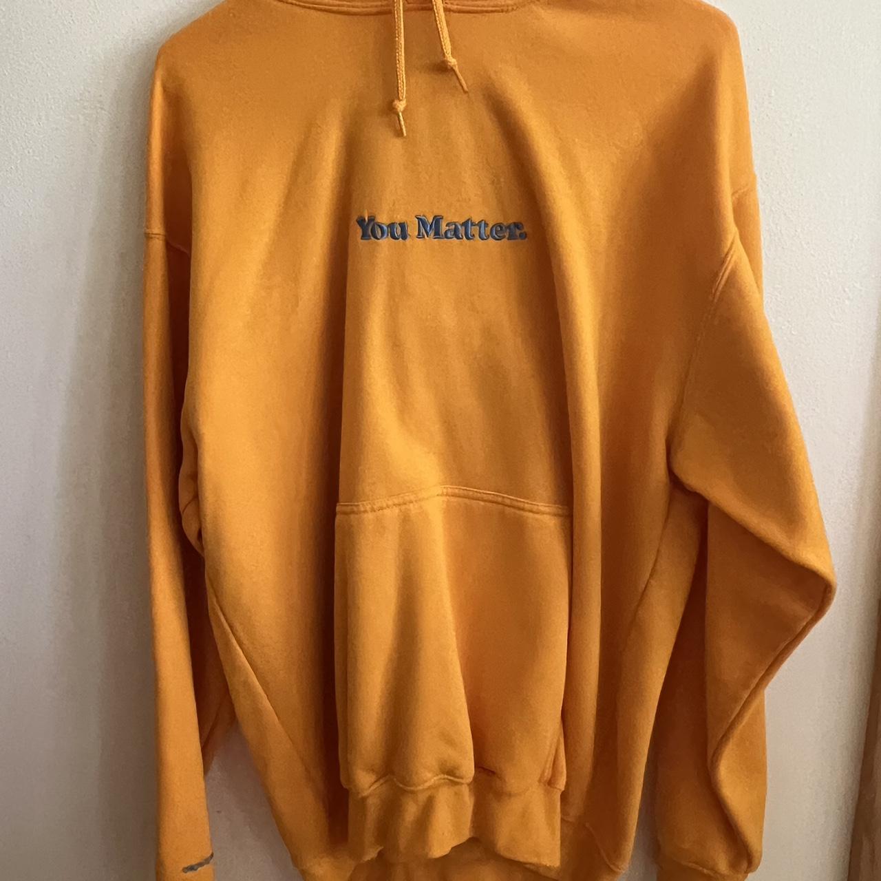 You matter hoodie on sale yellow