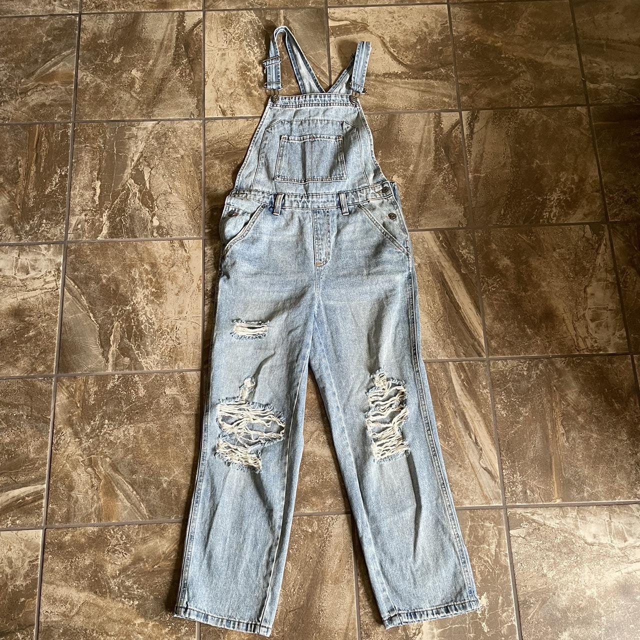 Wild Fable Women S Blue Dungarees Overalls Depop