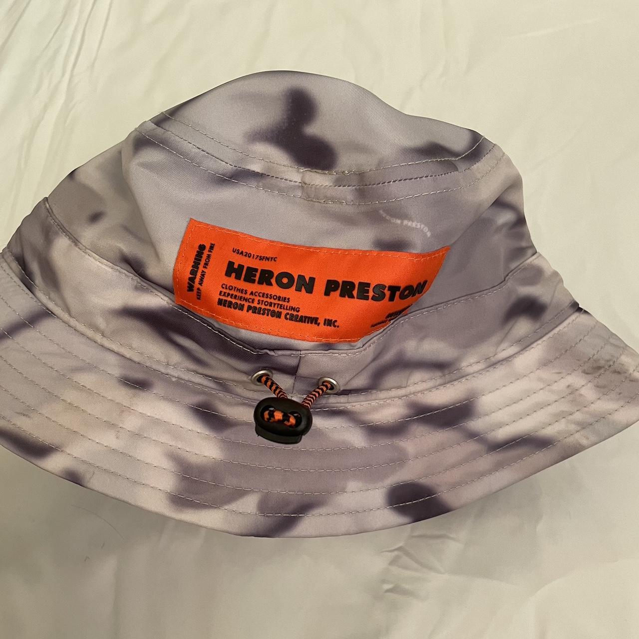 Heron Preston Men's Grey Hat | Depop