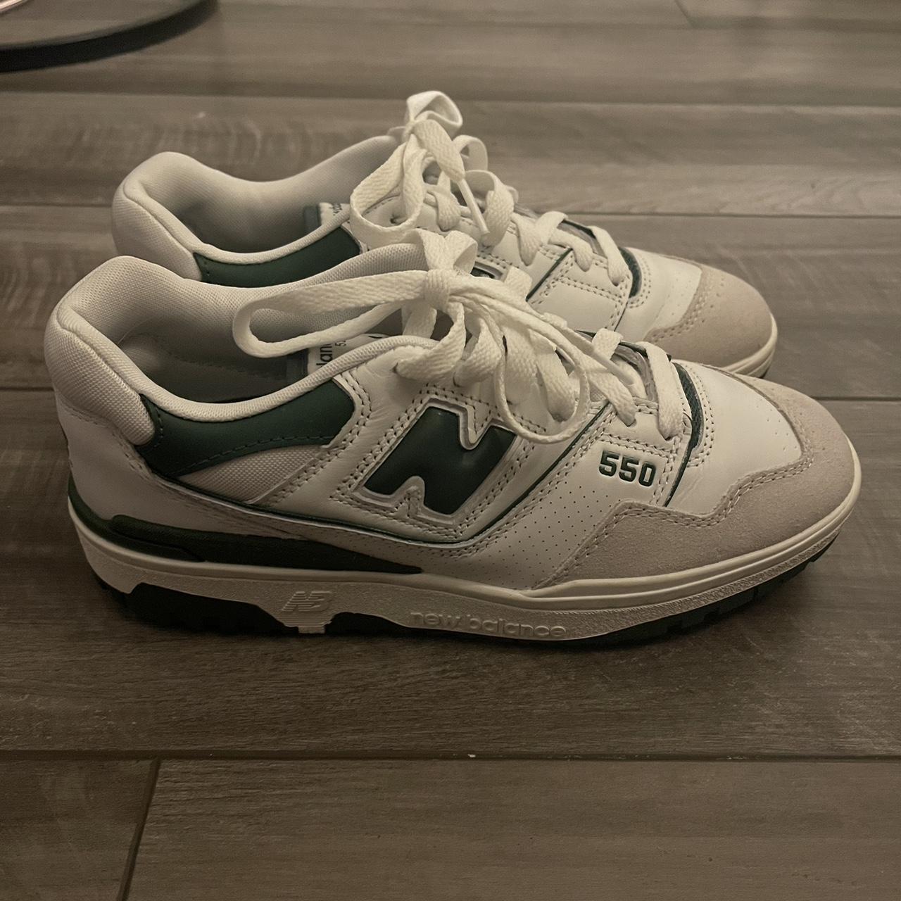 green new balance 550s - mens 7 & womens 9 (i’ve... - Depop