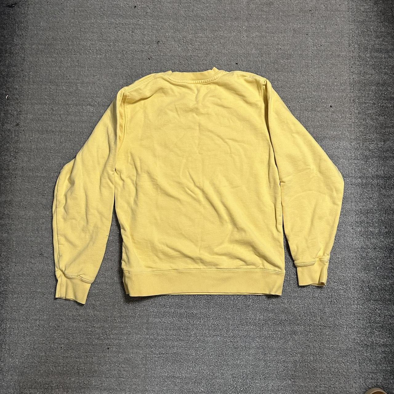 Brandy Melville Women's Yellow Sweatshirt (2)