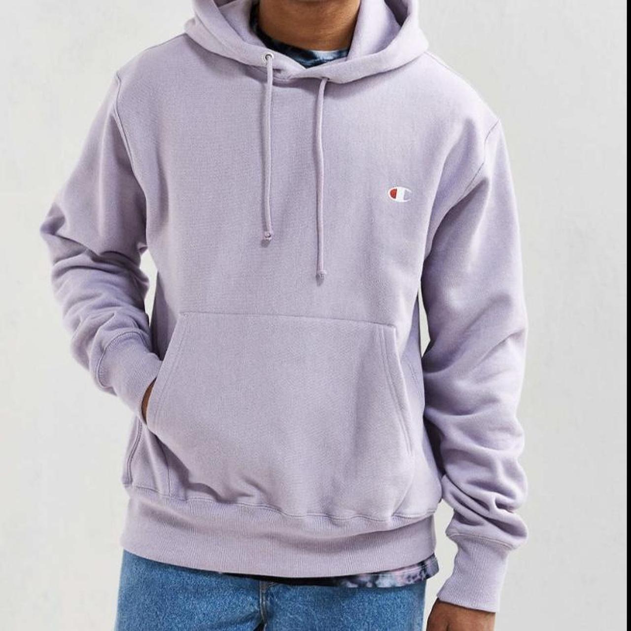 Champion lilac reverse store weave pullover sweatshirt