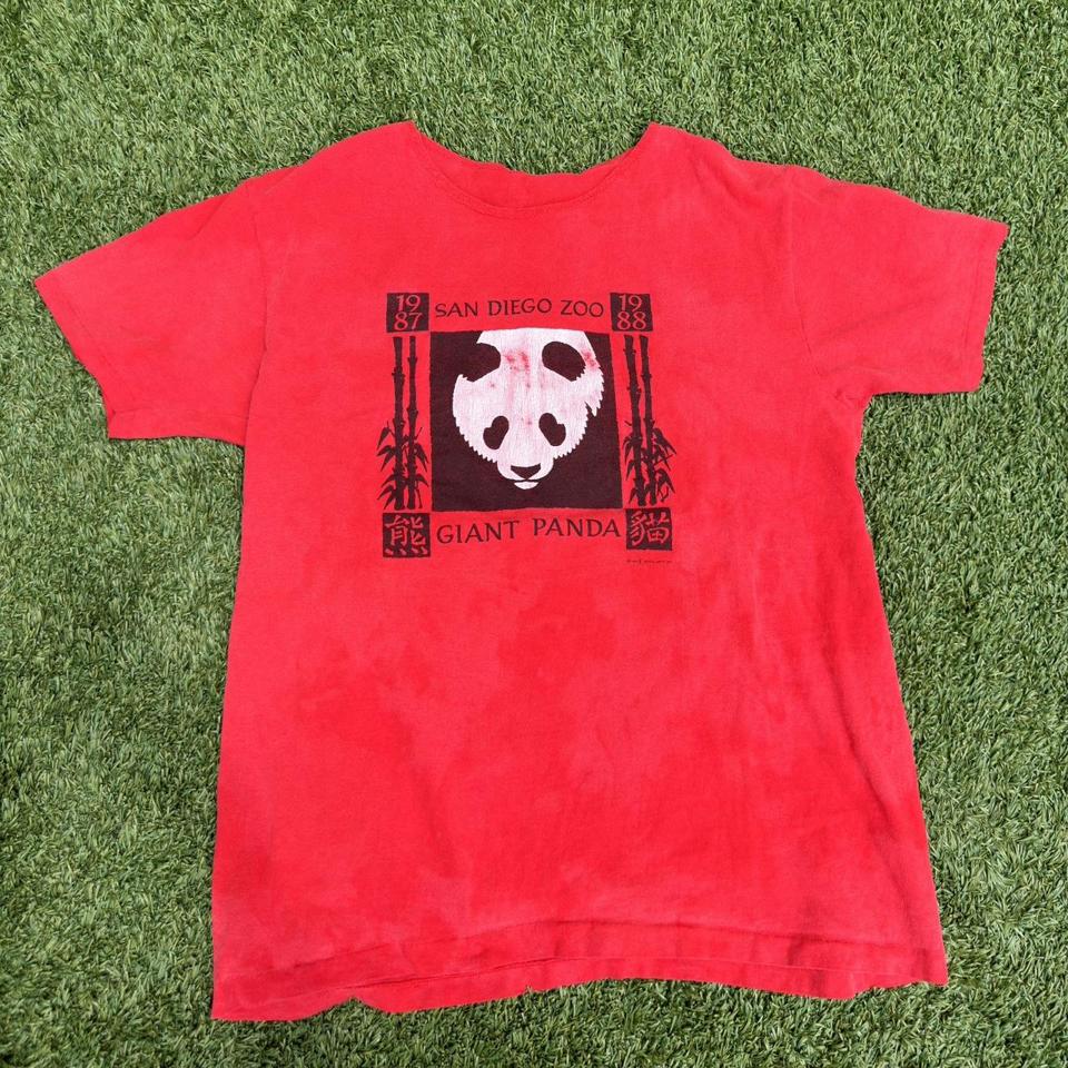 Vintage 1987 San Diego Zoo Giant Panda Shirt Size... - Depop