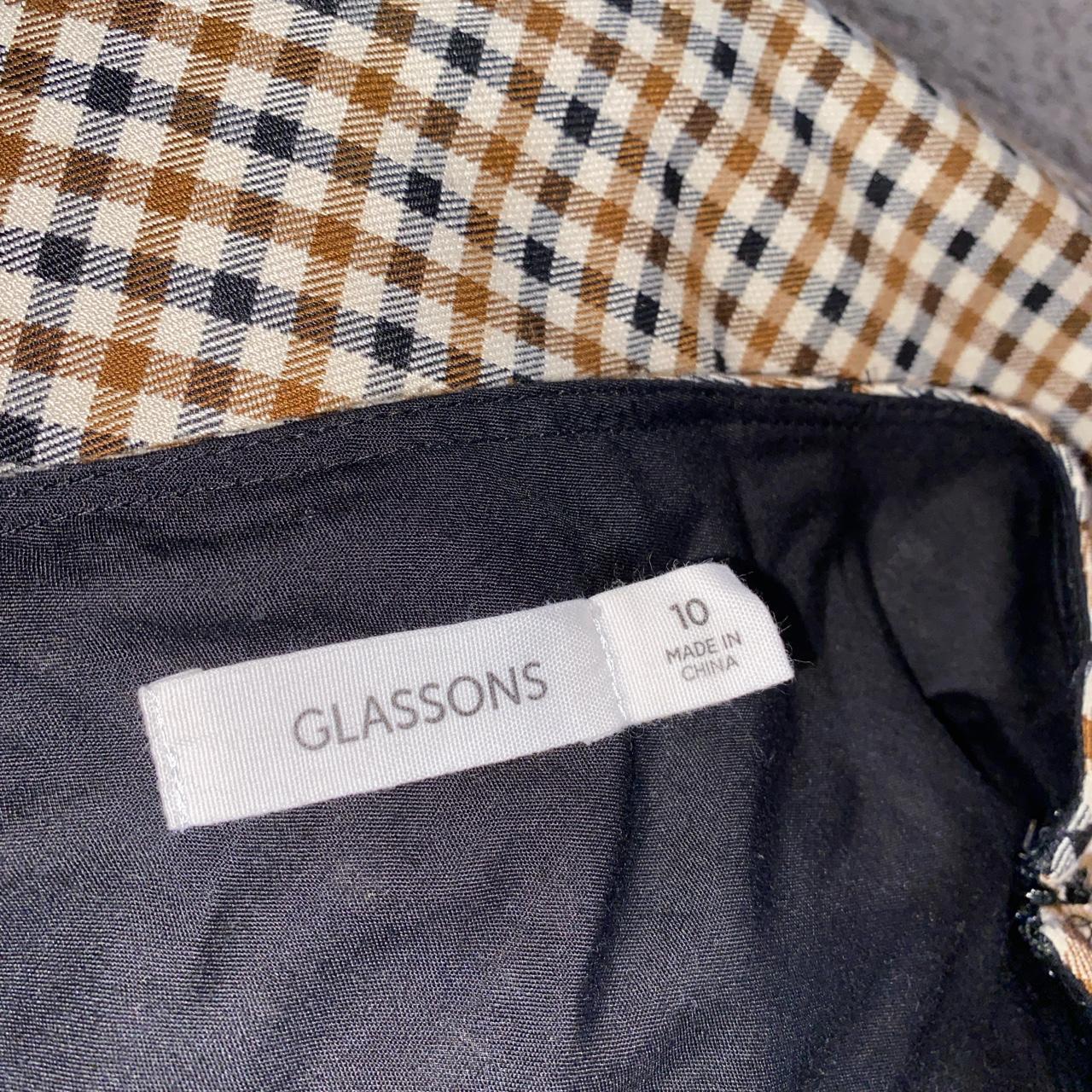 Glassons Women's Brown and Tan Skirt Depop