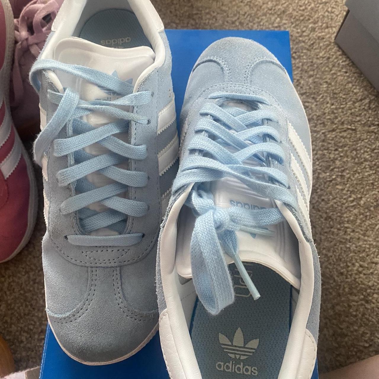 adidas blue trainers womens