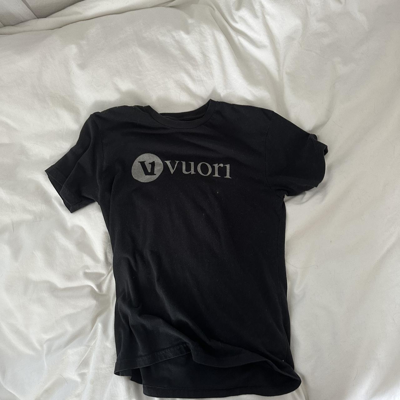 Vuori Men's Black Tshirt Depop