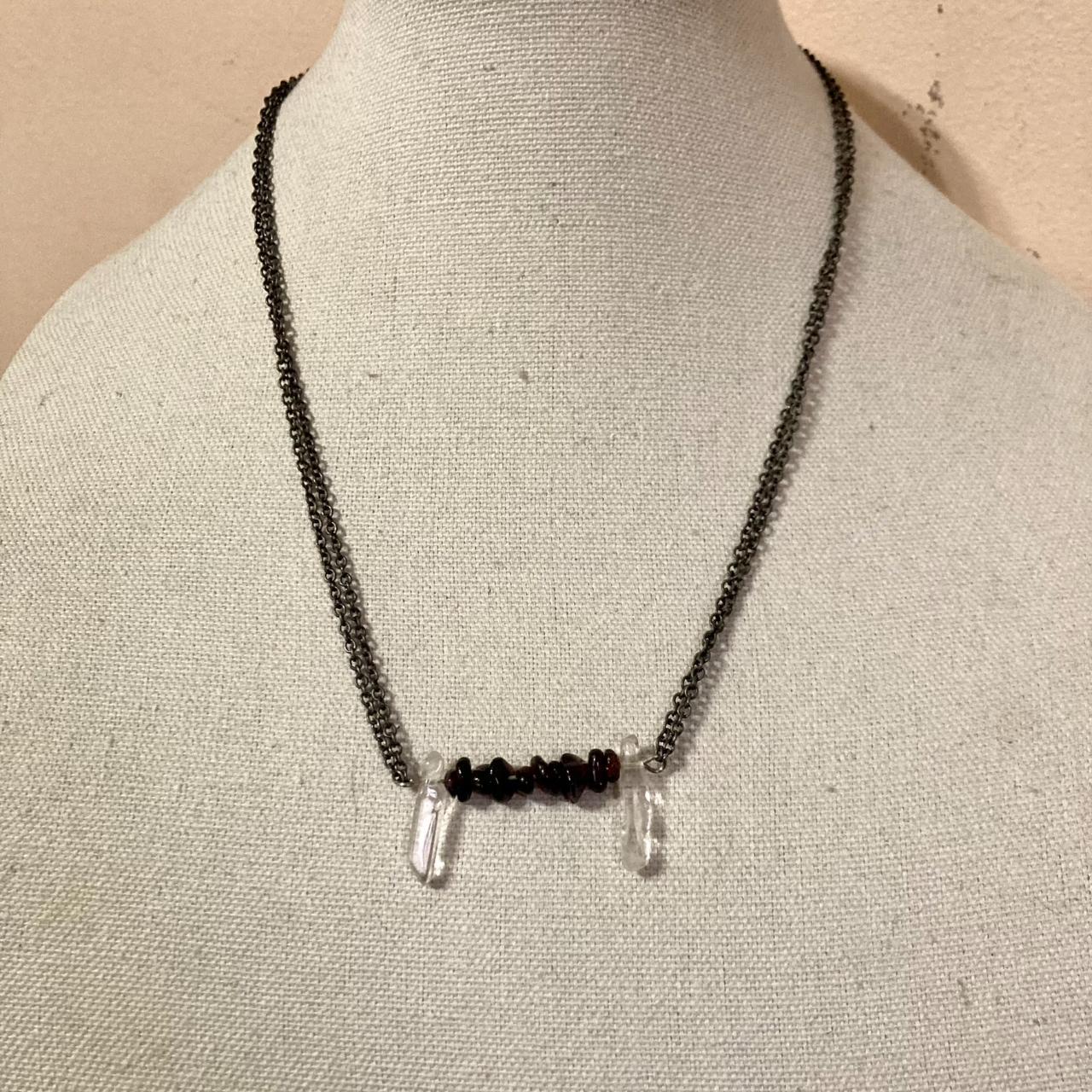 Vampire teeth necklace, Handmade by me with