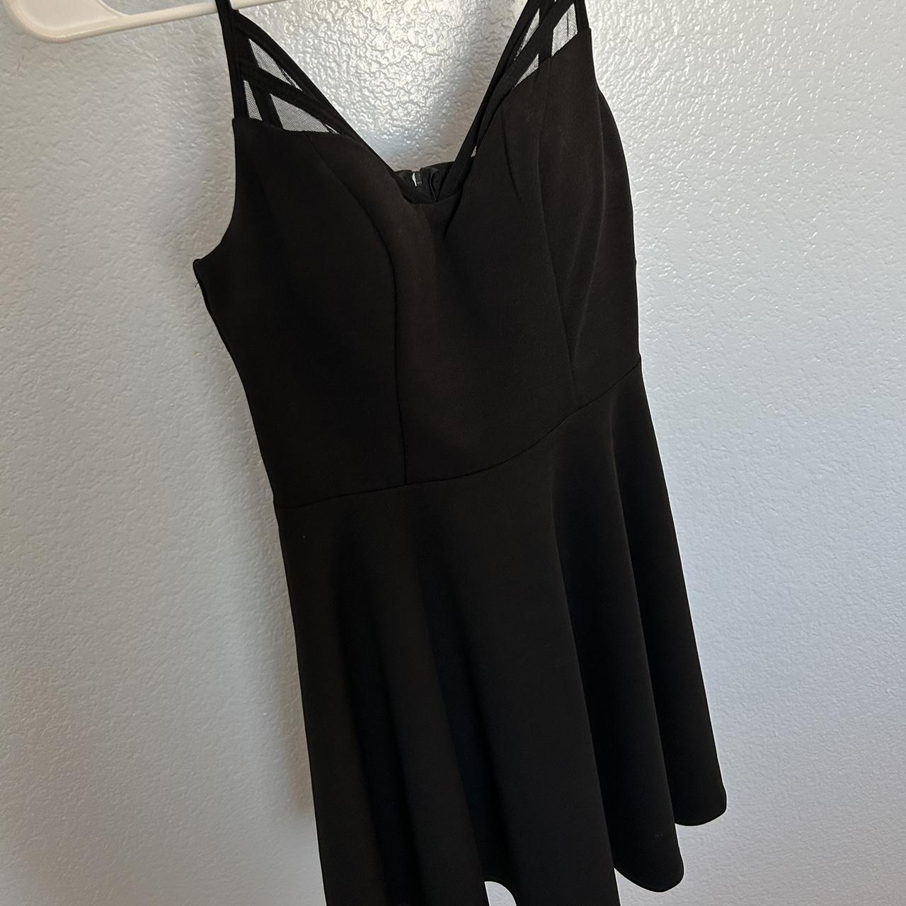 Macy’s B. Darlin black A-line dress -size 5/6 -has... - Depop