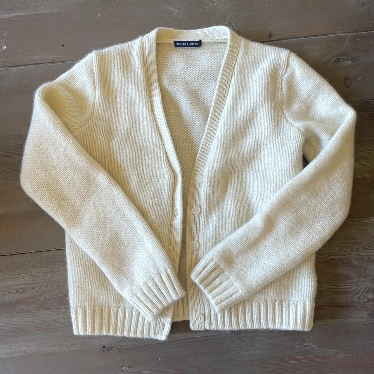 Adorable brandy Melville cream cardigan - Depop