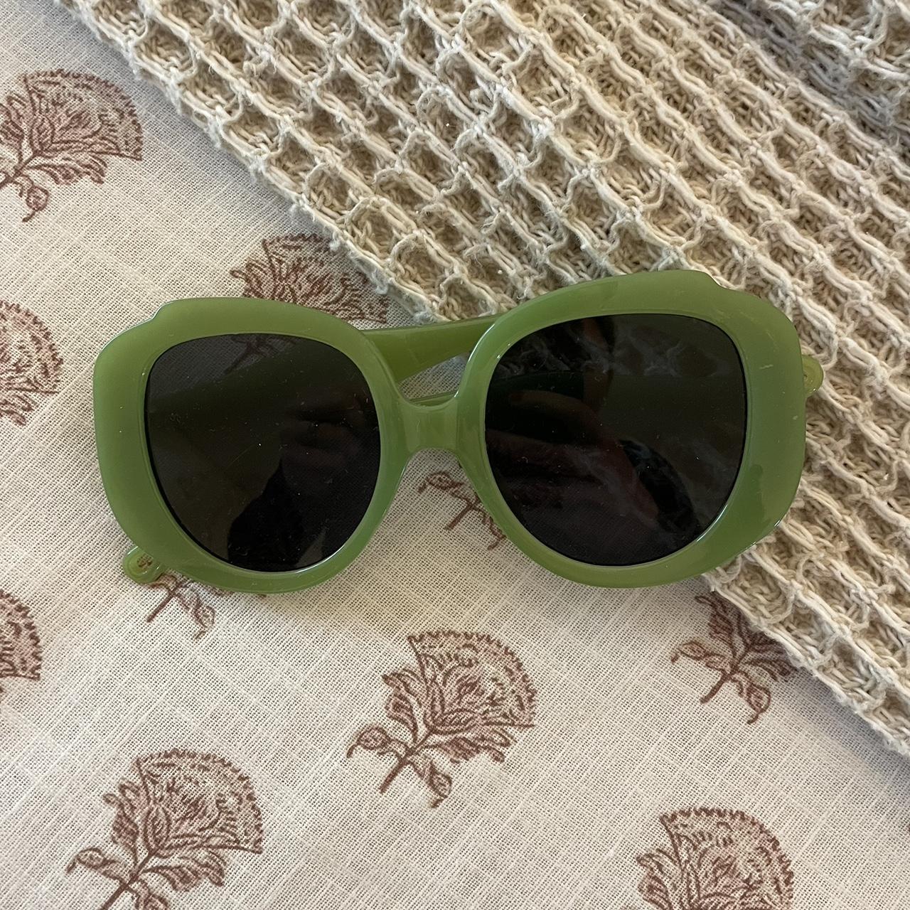 70’s style green sunglasses Depop