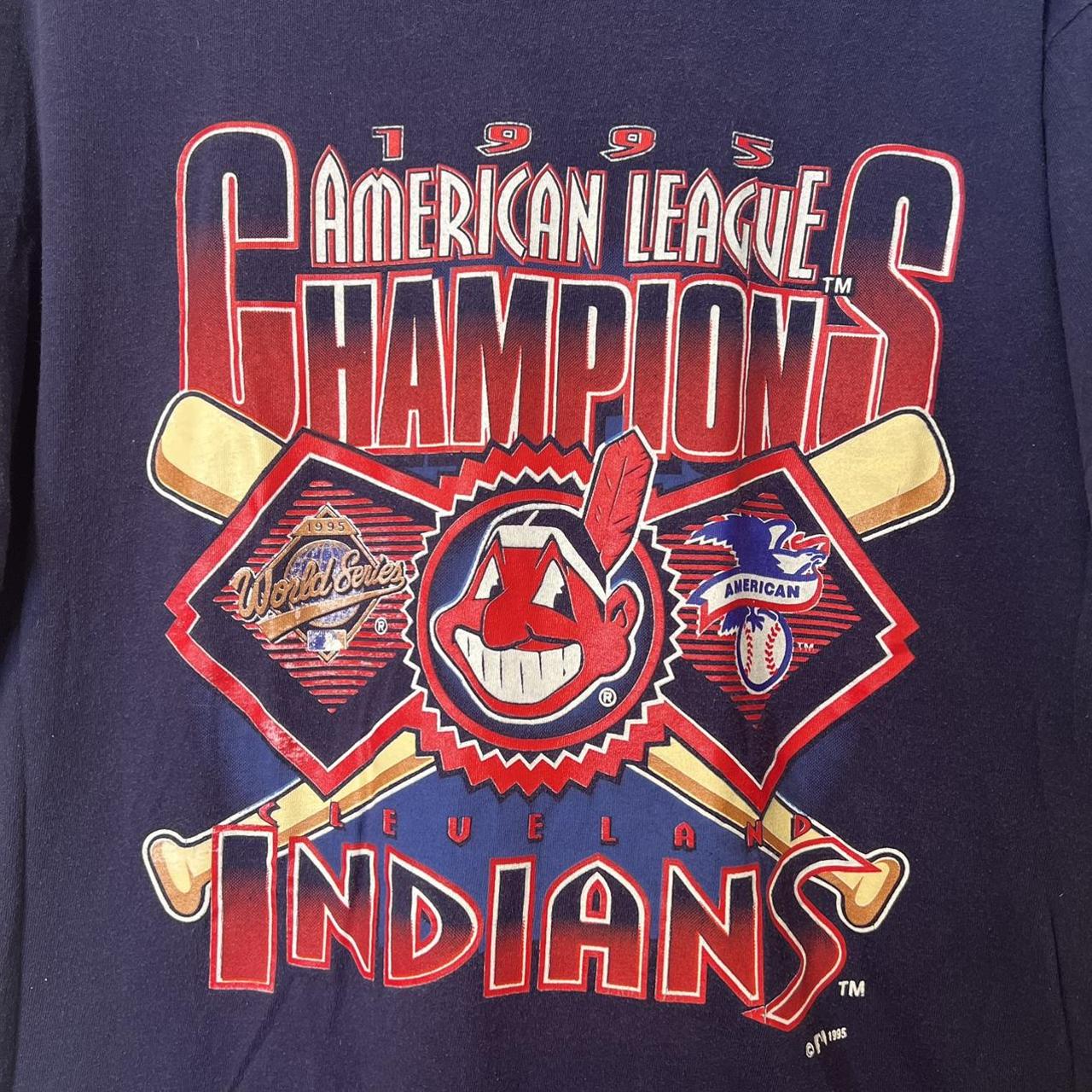 Cleveland Indians 1995 American League Champions T-shirt XL 