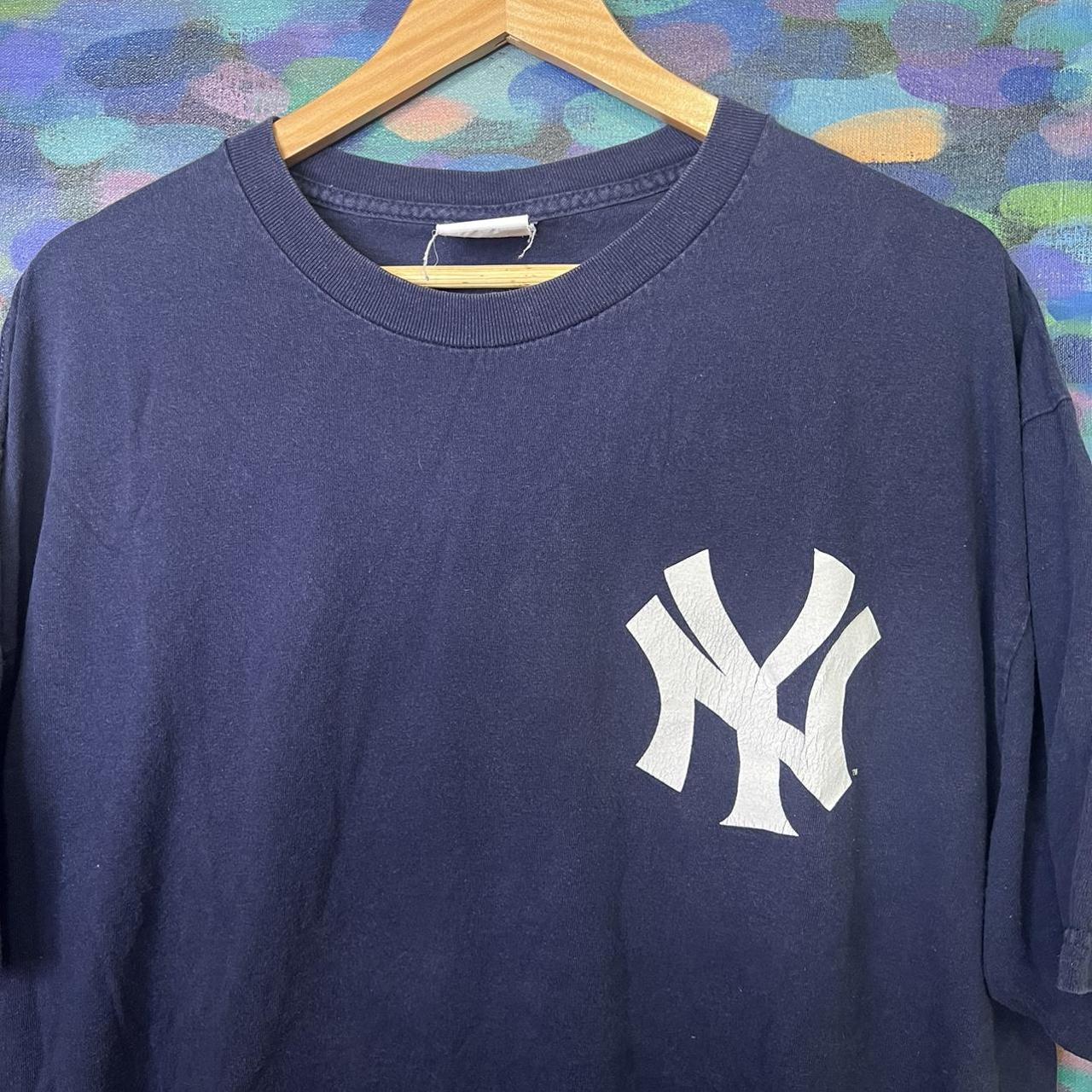 Y2k New York yankees Derek jeter tshirt size - Depop