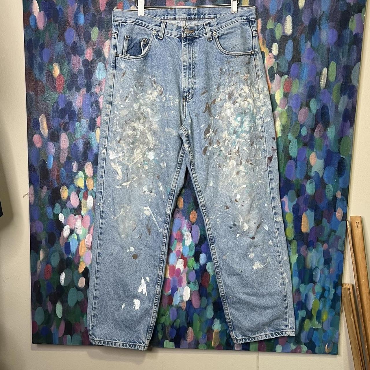 Paint sales stained jeans