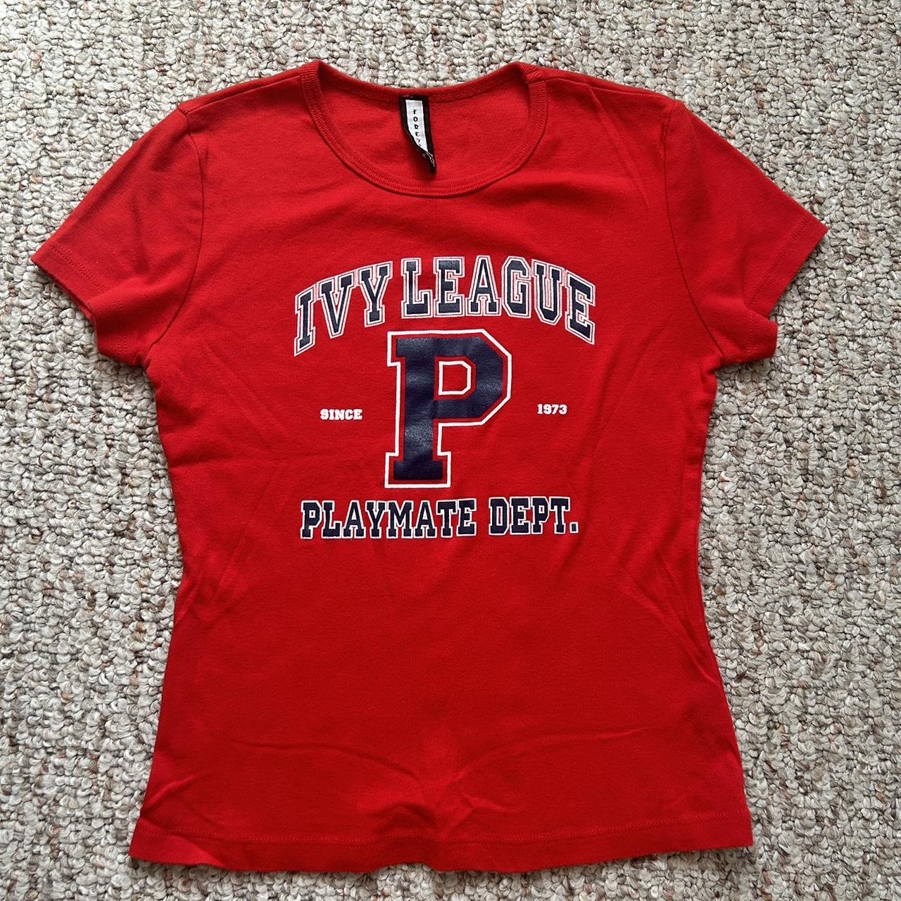 Vintage 90s forever 21 shirt that says Ivy League... Depop