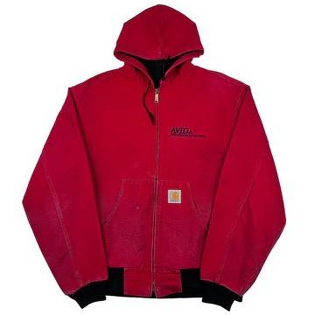 Carhartt Red Active Jacket Our recommended size is. Depop