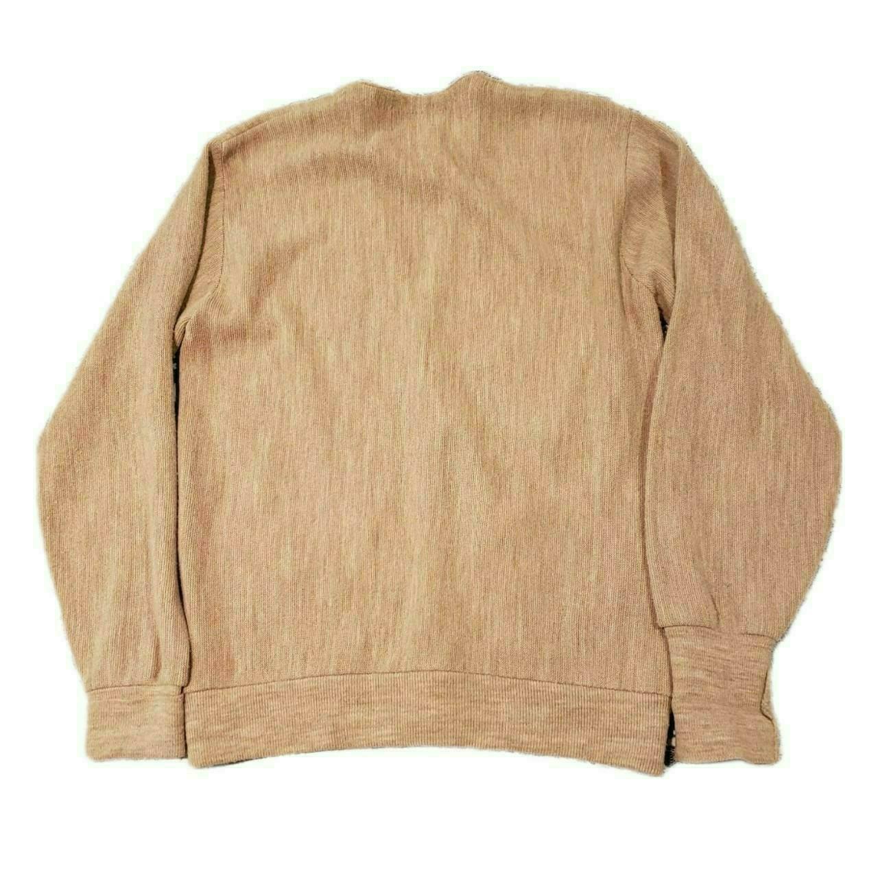 80s Rockabilly Grunge Kurt Cobain Beige store Cardigan