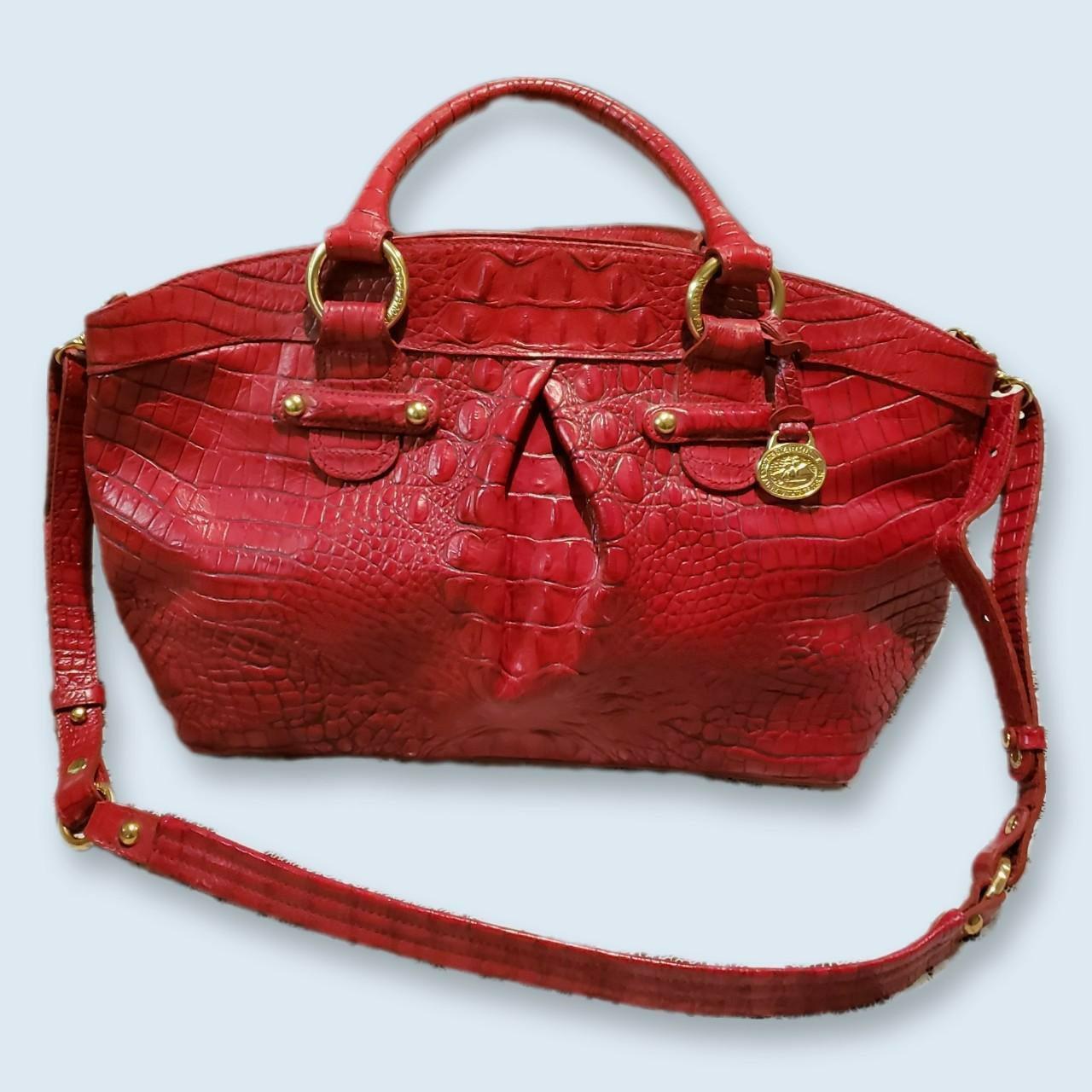 Red brahmin bag online