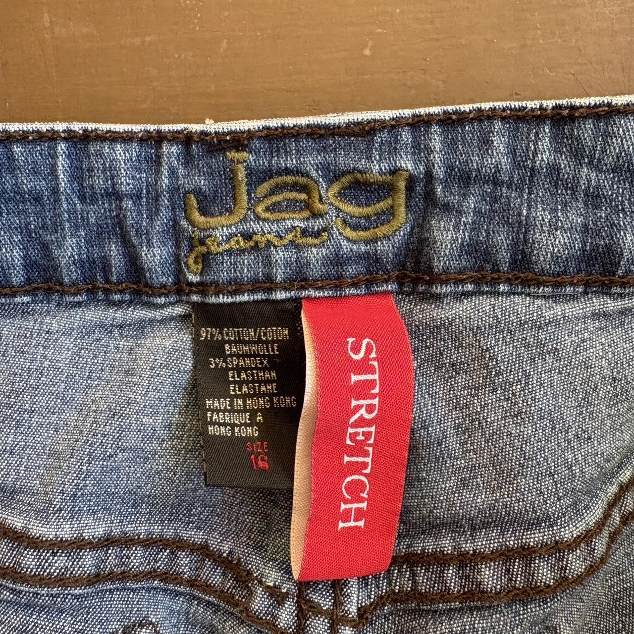 y2k jag womens wide leg jeans! I love the details... | Depop