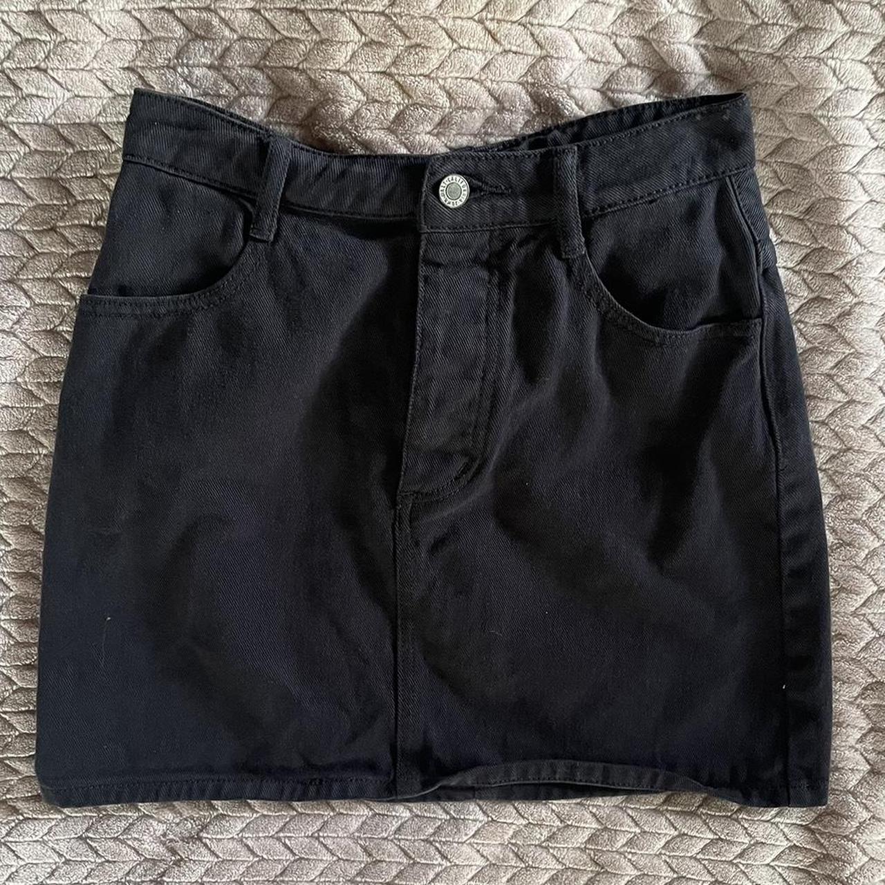 Brandy Melville Women's Black Skirt Depop