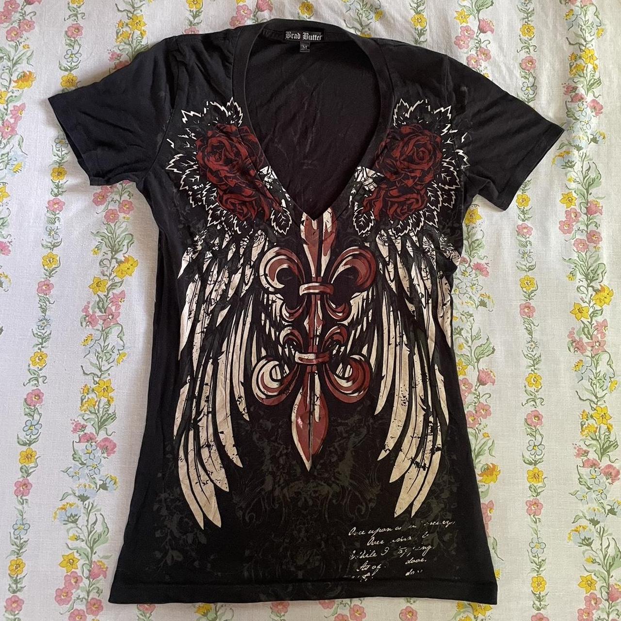 Grunge shirt size medium #grunge #grungefashion… - Depop