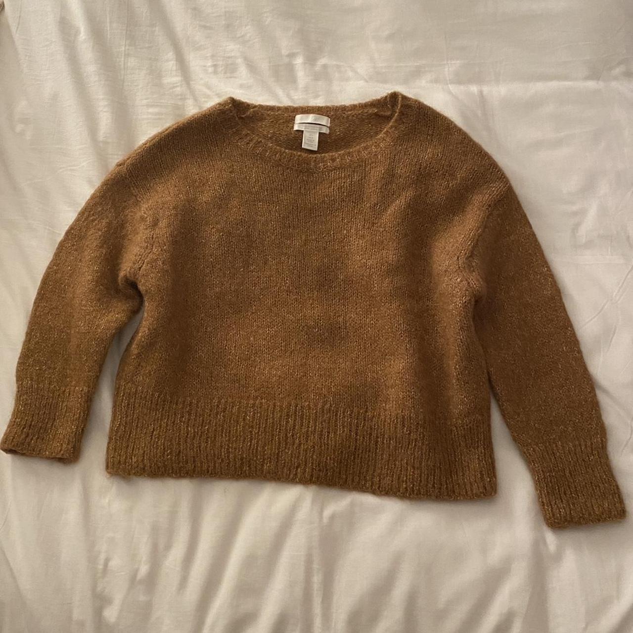 Tan Brown Sweater From H&m, Size L. Fits M-l #hm - Depop