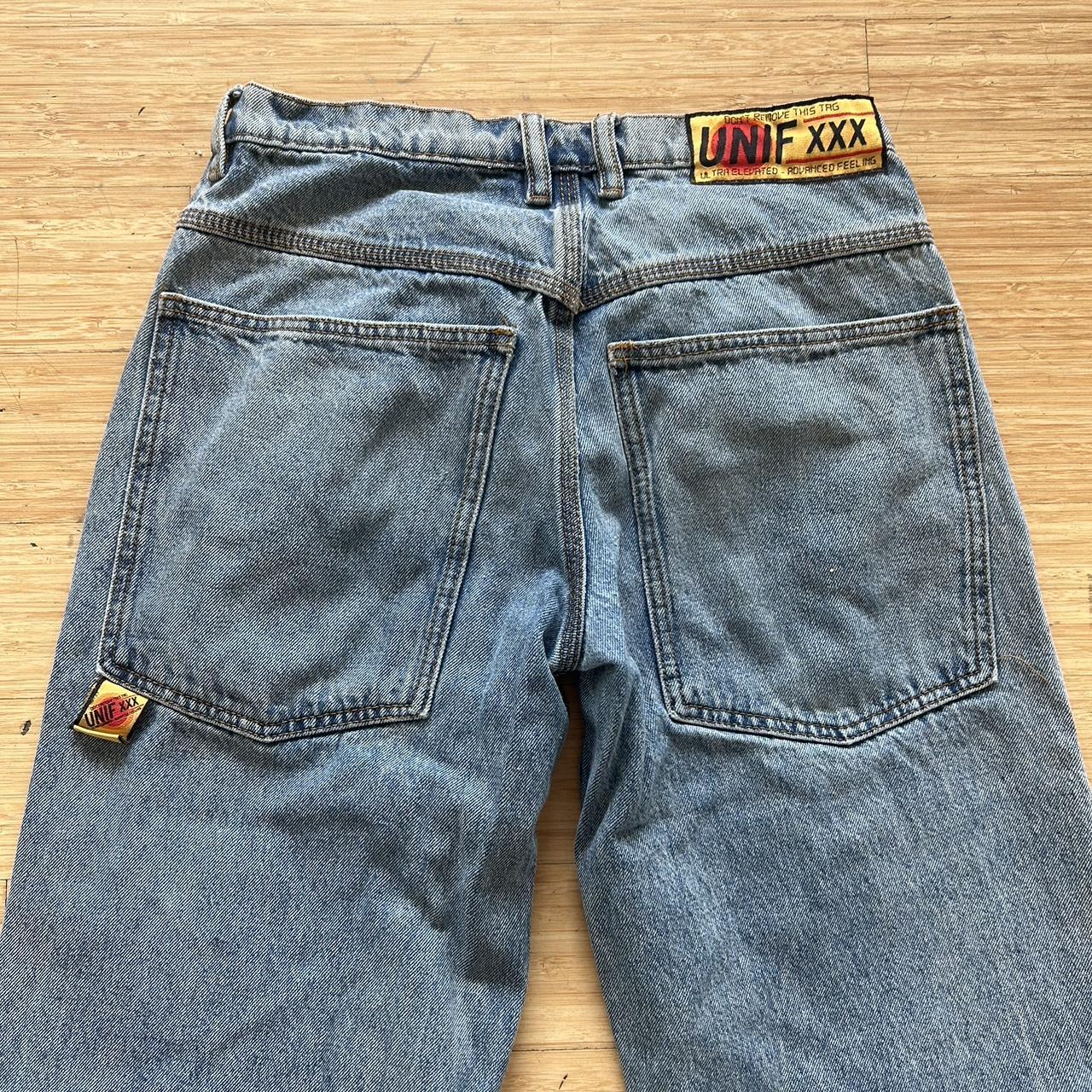 Unif X jeans size 27! Very cute baggy jeans with big... - Depop