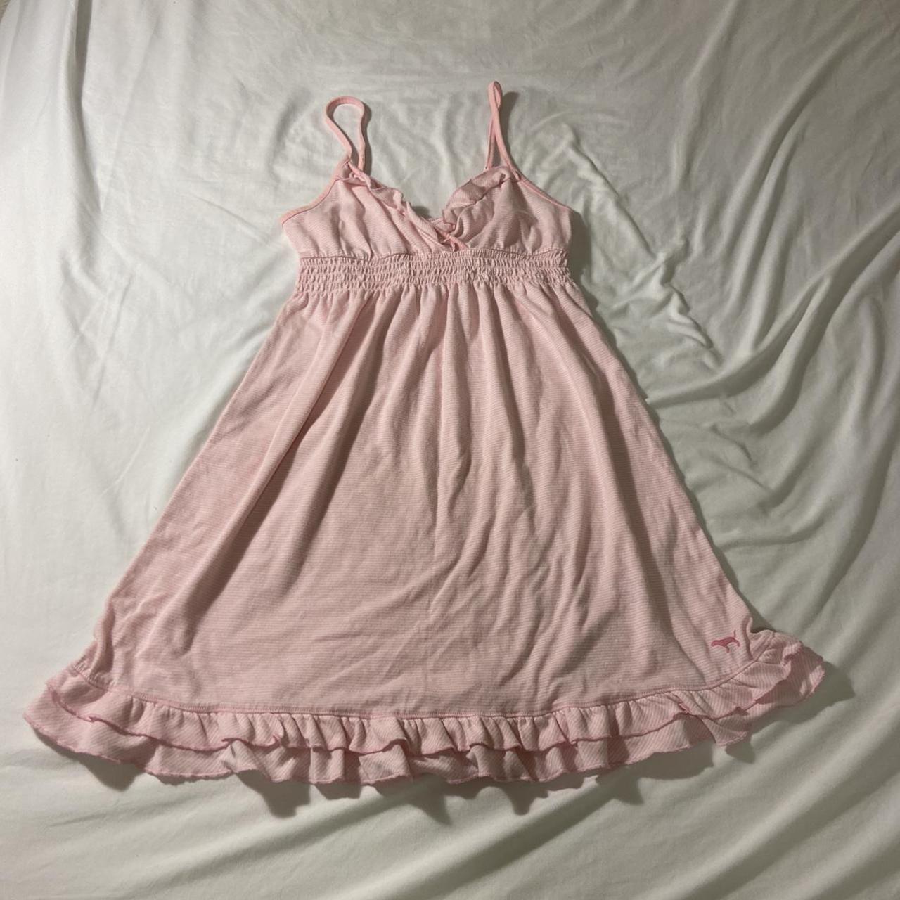 Vintage Y2K Victoria’s Secret pink dress , size... Depop