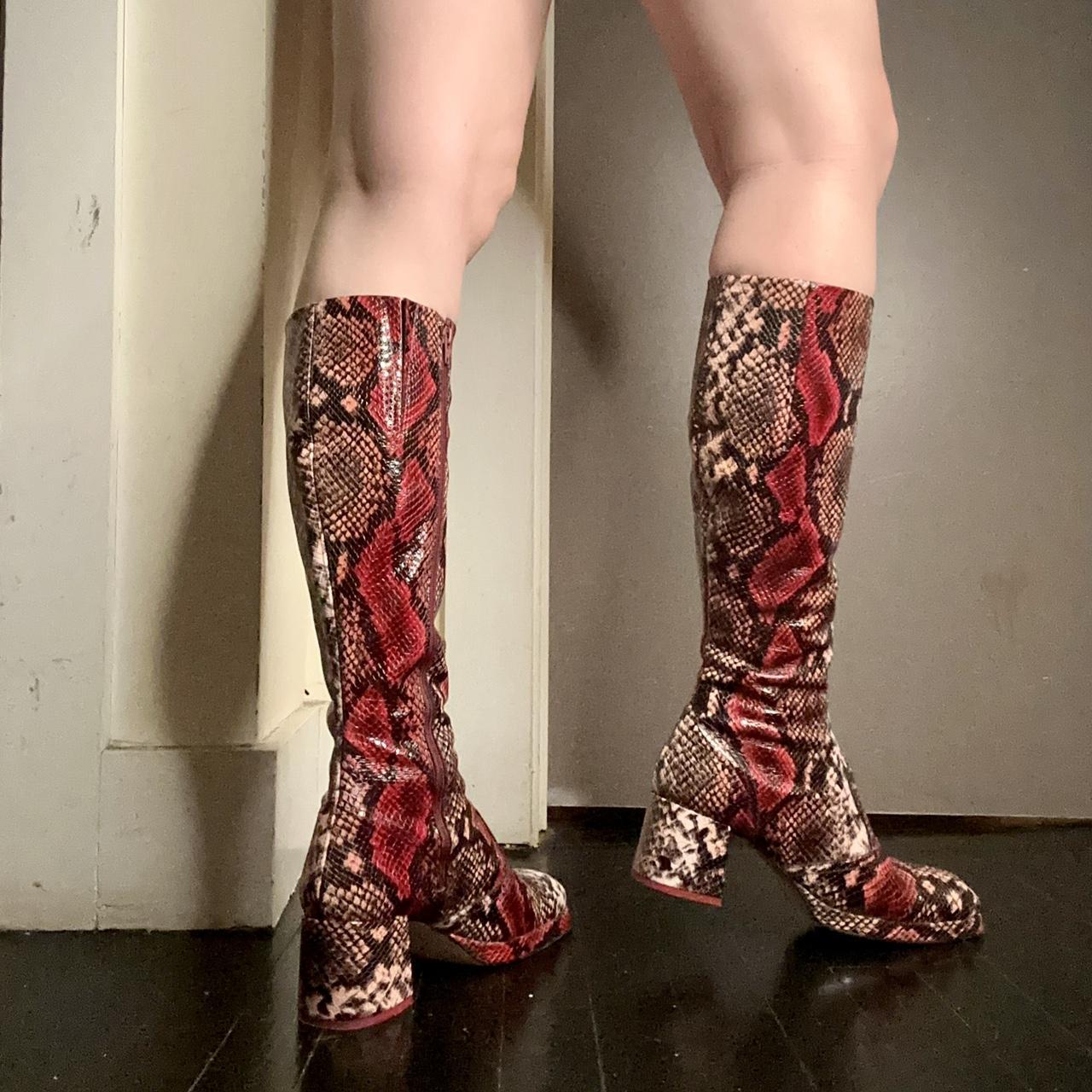 Miista hot sale red boots