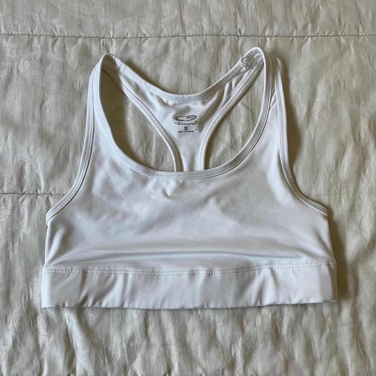 Champion C9 white sports bra. Marked a women's size - Depop