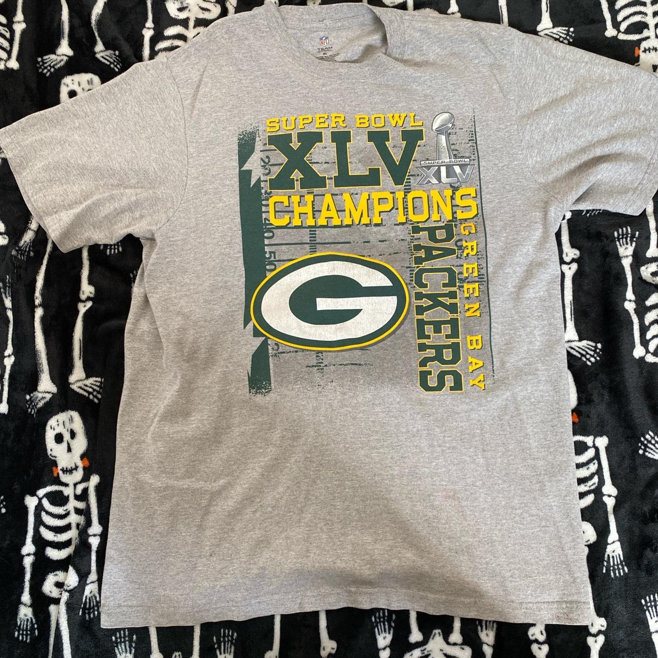 Superbowl 45 XLV Champions Green Bay Packers T Shirt XL NFL Team