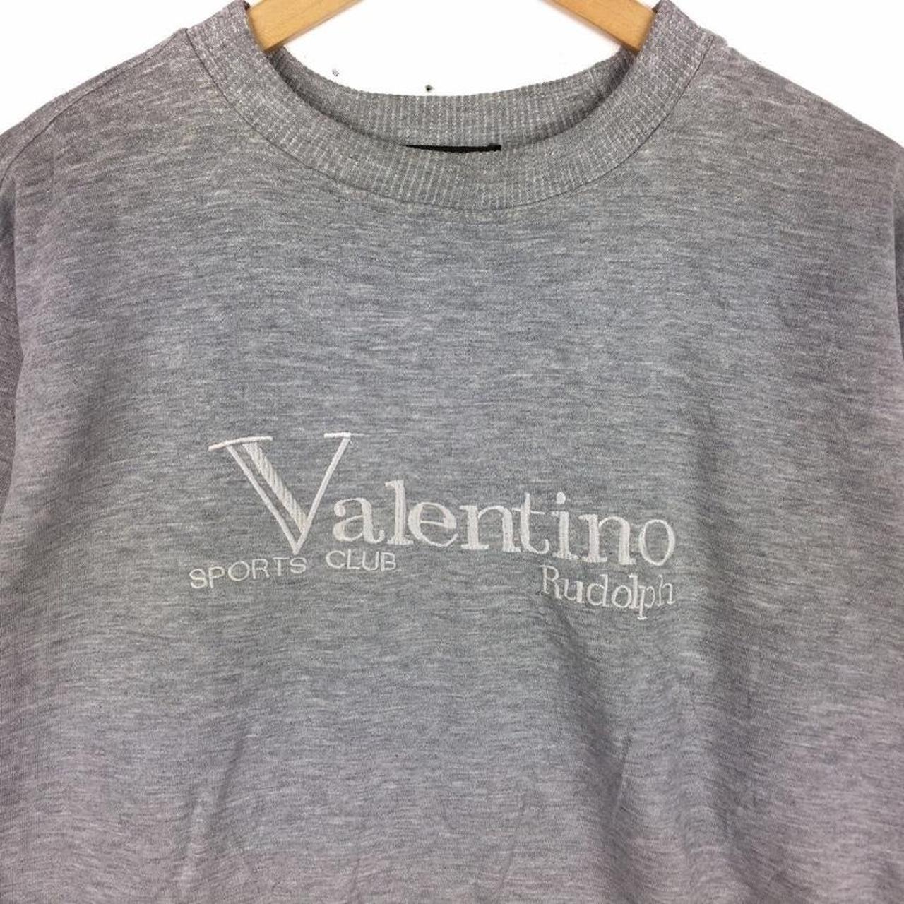 Eller initial Registrering Vintage Rudolph Valentino Sport Club Sweatshirt L... - Depop