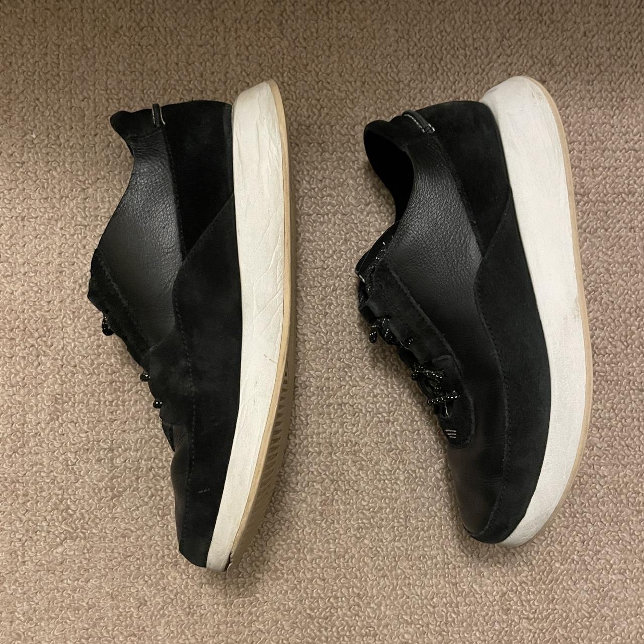 Clarks originals black kiowa trainers online