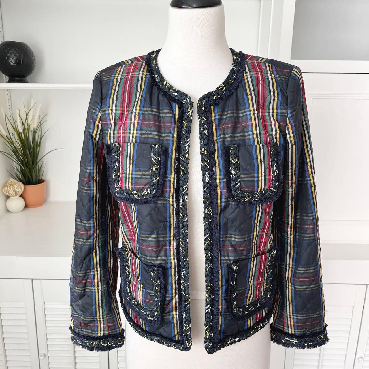 J crew store plaid jacket