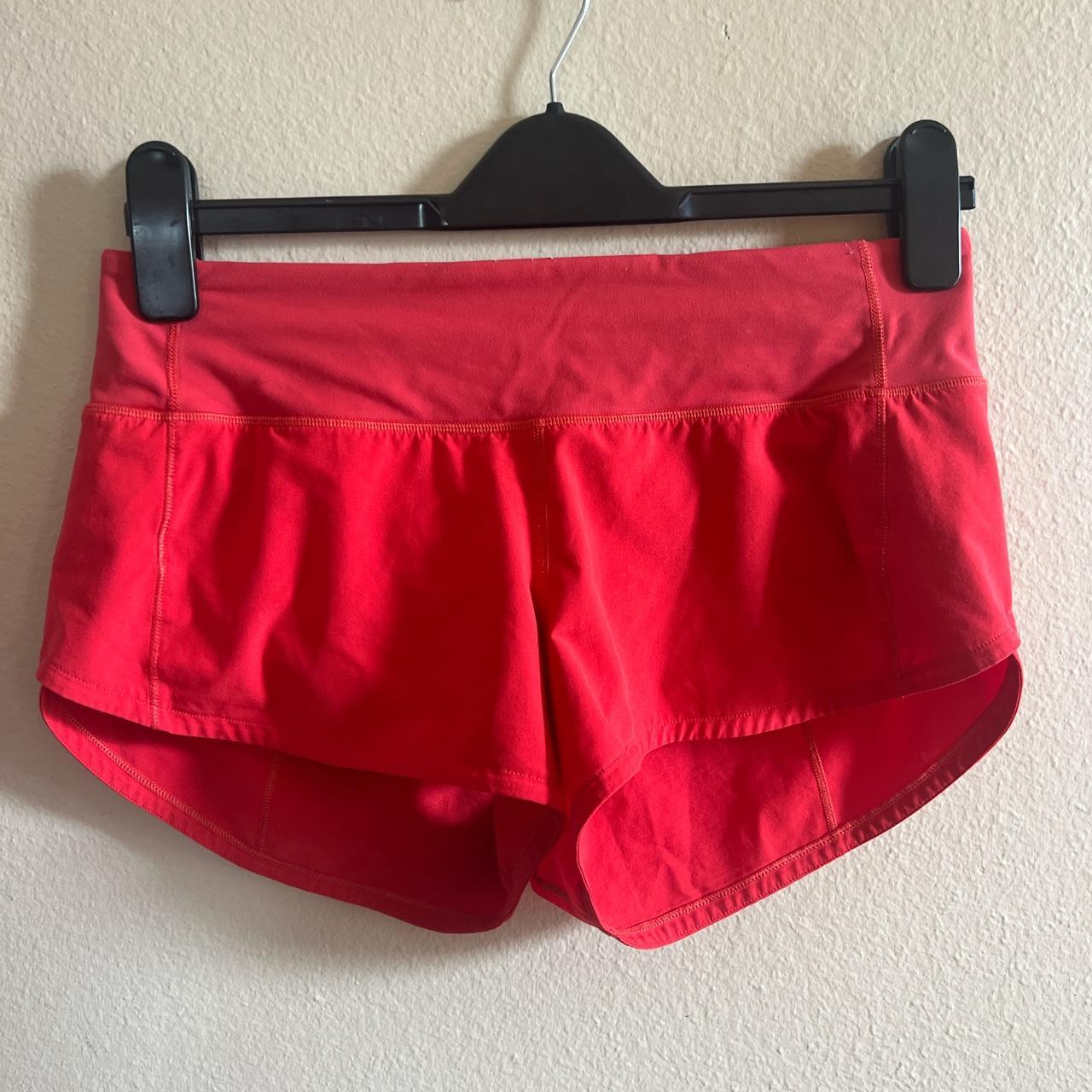 Lululemon Women's Red Shorts | Depop