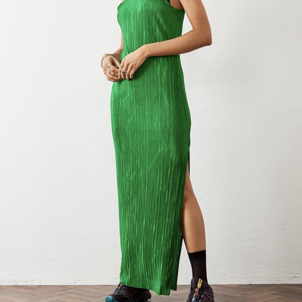 Urban Outfitters Women's Green Dress Depop
