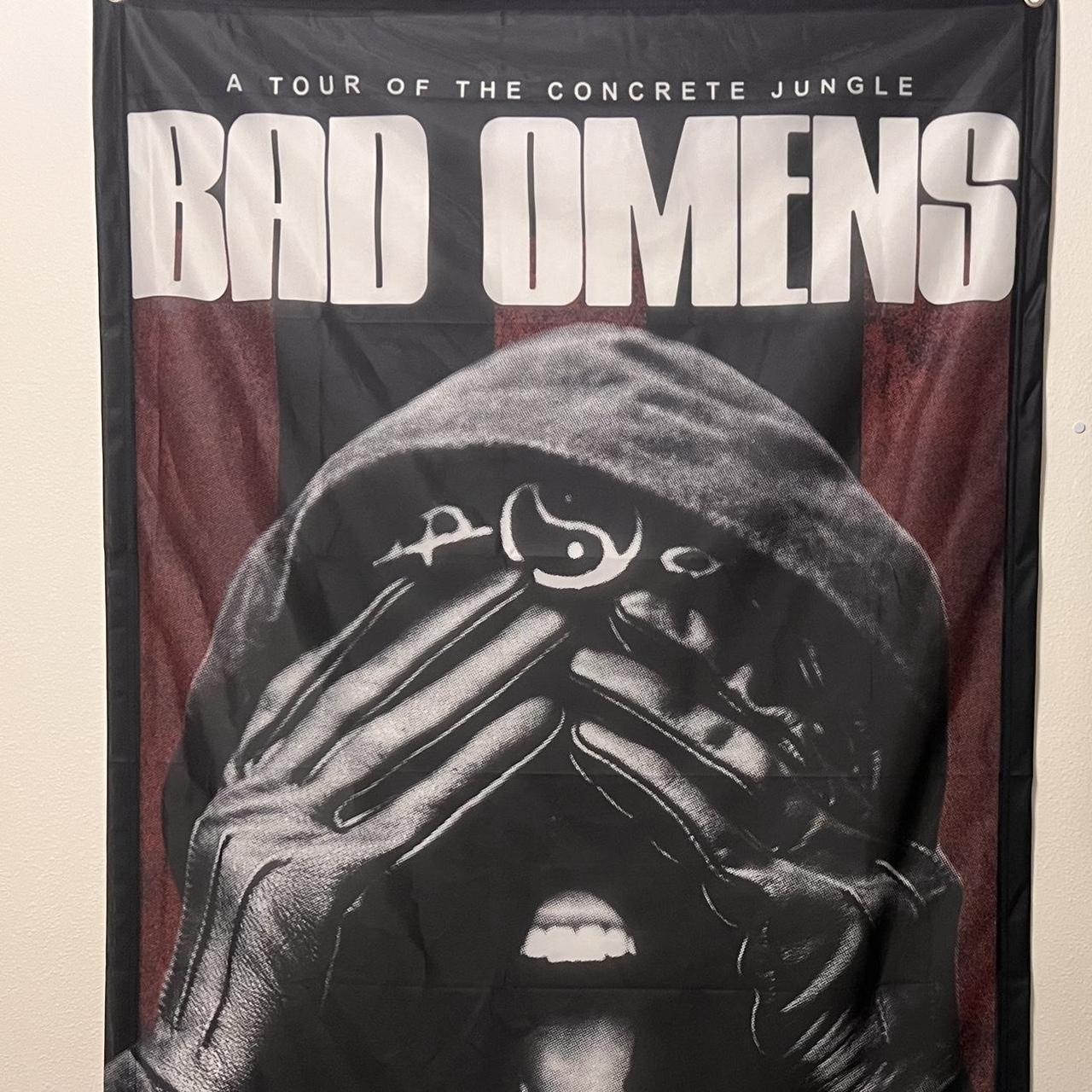 Bad Omens "Concrete Jungle" tour exclusive wall... Depop
